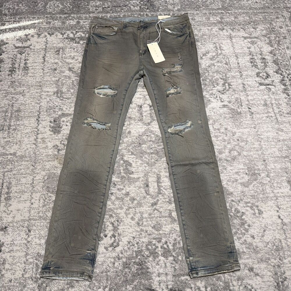 Mnml X607 PAINTED SKINNY DENIM 38